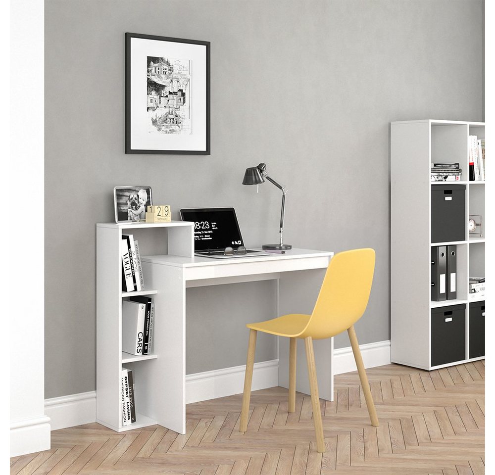 Vicco Schreibtisch Leo, Weiß, 110 x 40 cm (1-St), verstellbar – Bild 4 von 5