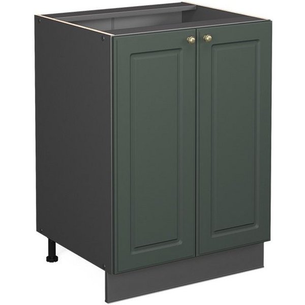 Vicco Unterschrank Fame-Line, Grün-Gold Landhaus/Anthrazit, 60 cm ohne Arbeitsplatte (1-St)