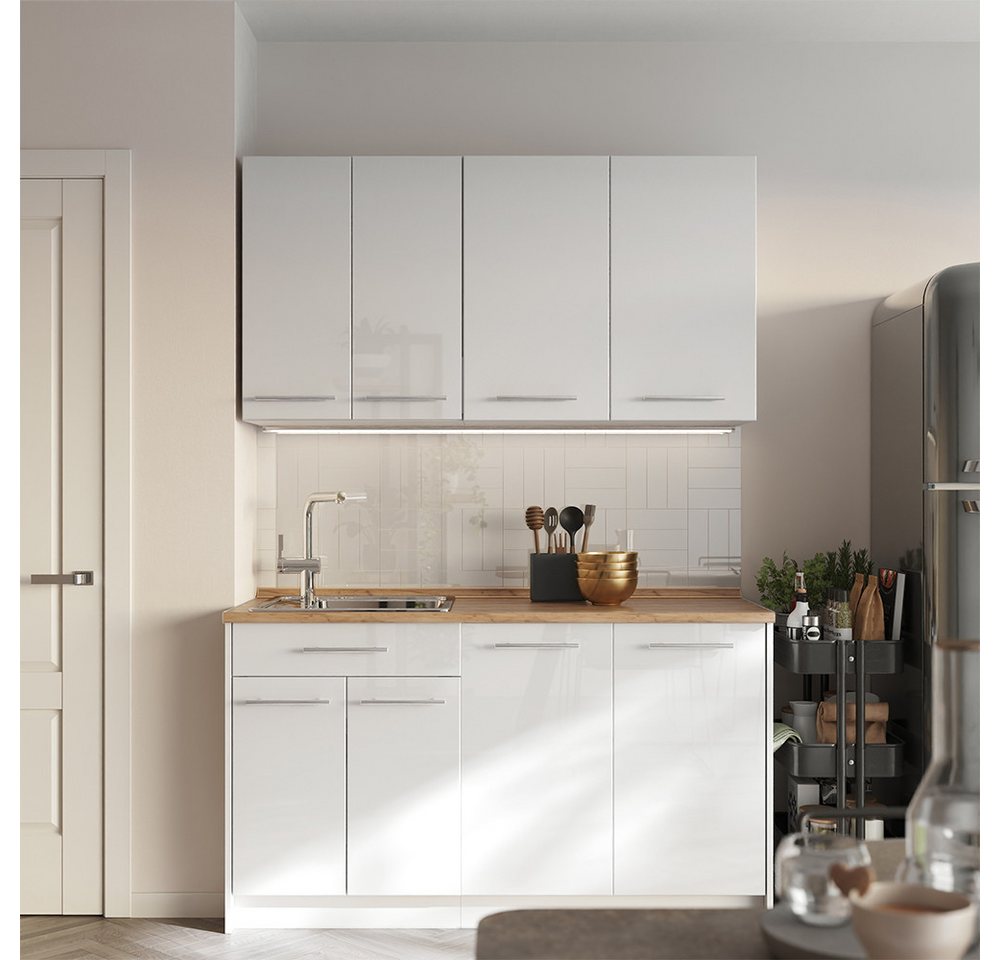Vicco Unterschrank Fame-Line, Weiß Hochglanz/Weiß, 60 cm mit Schublade, ohne Arbeits... (1-St) – Bild 5 von 5