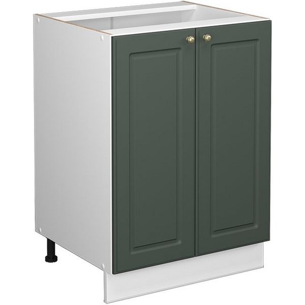 Vicco Unterschrank Fame-Line, Grün-Gold Landhaus/Weiß, 60 cm ohne Arbeitsplatte (1-St)