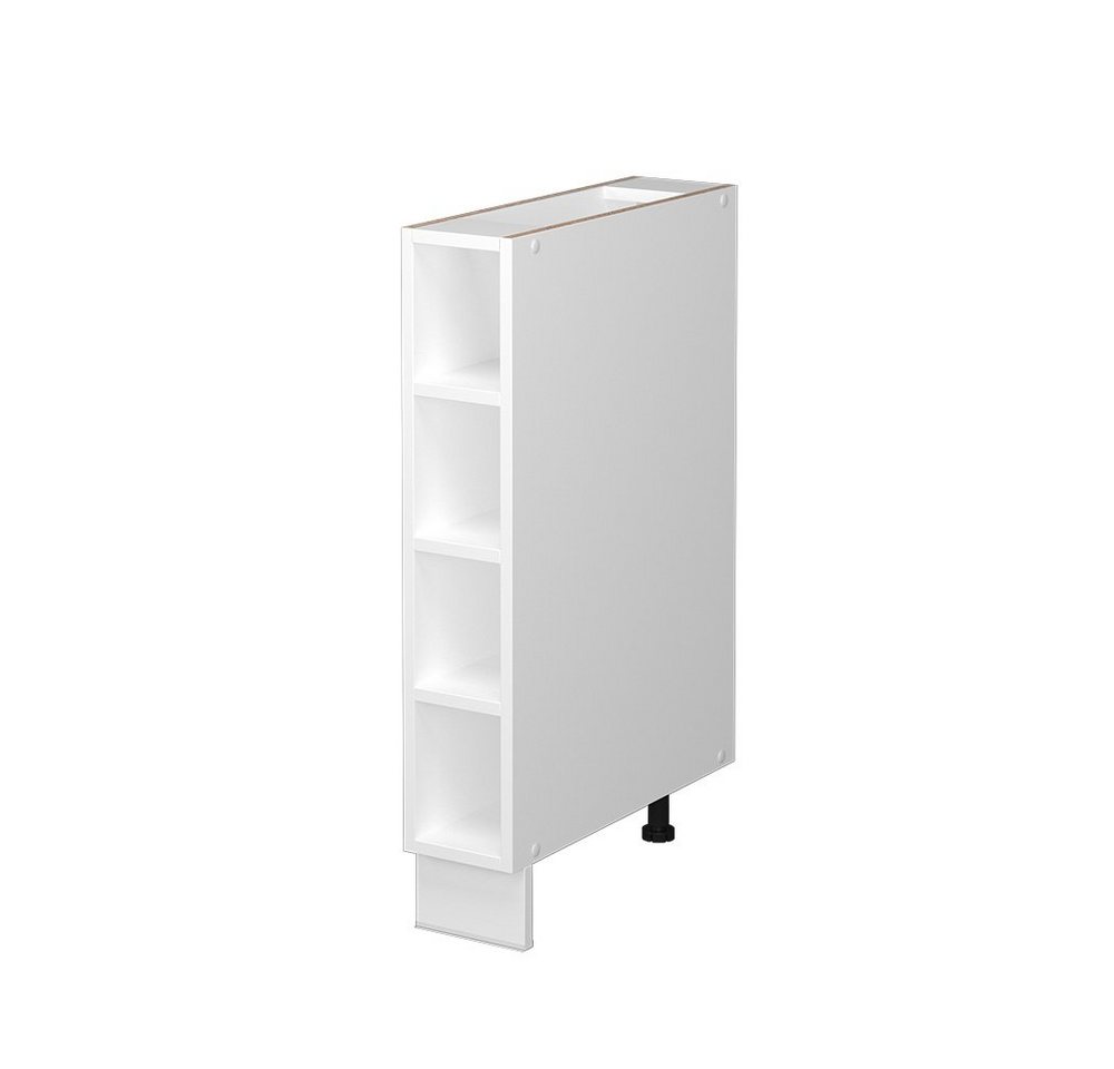 Vicco Unterschrank Fame-Line, Weiß/Weiß, 15 cm ohne Arbeitsplatte (1-St) – Bild 5 von 5