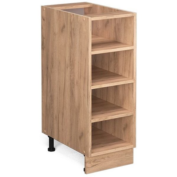 Vicco Unterschrank Fame-Line, Goldkraft Eiche/Goldkraft Eiche, 30 cm ohne Arbeitsplatte (1-St)