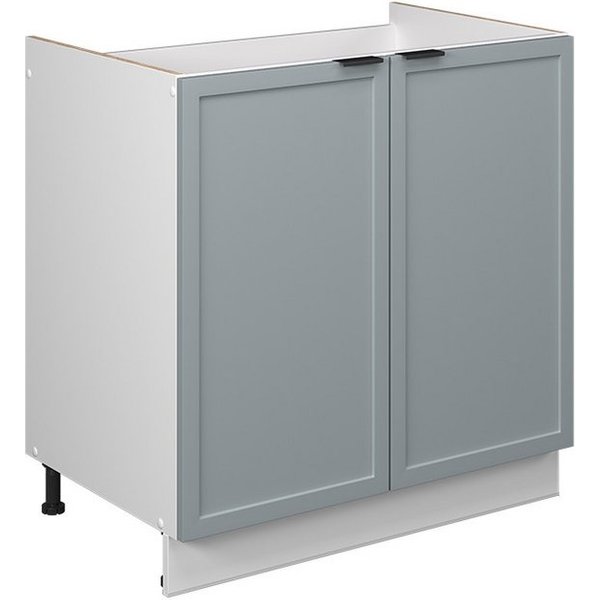 Vicco Unterschrank Fame-Line, Hellblau-grau/Weiß, 80 cm ohne Arbeitsplatte (1-St)