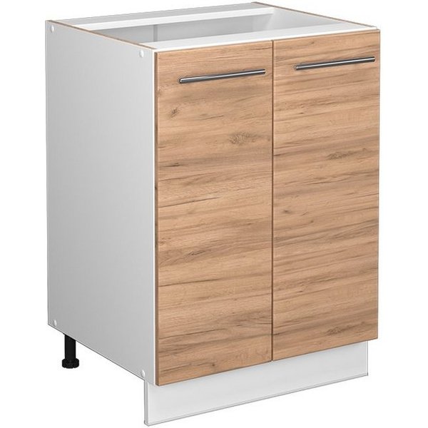 Vicco Unterschrank Fame-Line, Goldkraft Eiche/Weiß, 60 cm ohne Arbeitsplatte (1-St)