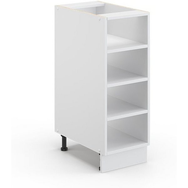 Vicco Unterschrank Fame-Line, Weiß/Weiß, 30 cm ohne Arbeitsplatte (1-St)