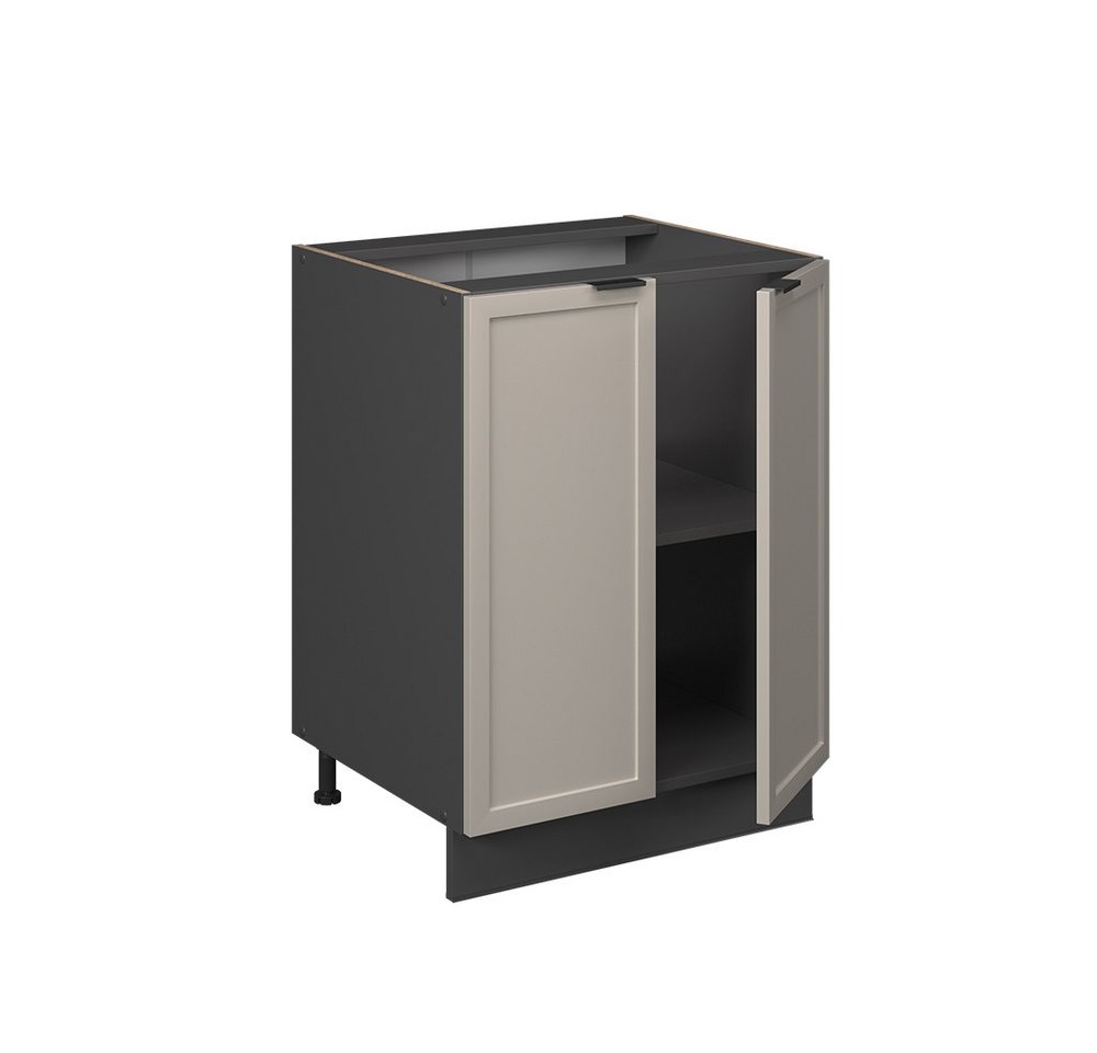 Vicco Unterschrank Fame-Line, GrauBeige/Anthrazit, 60 cm ohne Arbeitsplatte (1-St) – Bild 5 von 5
