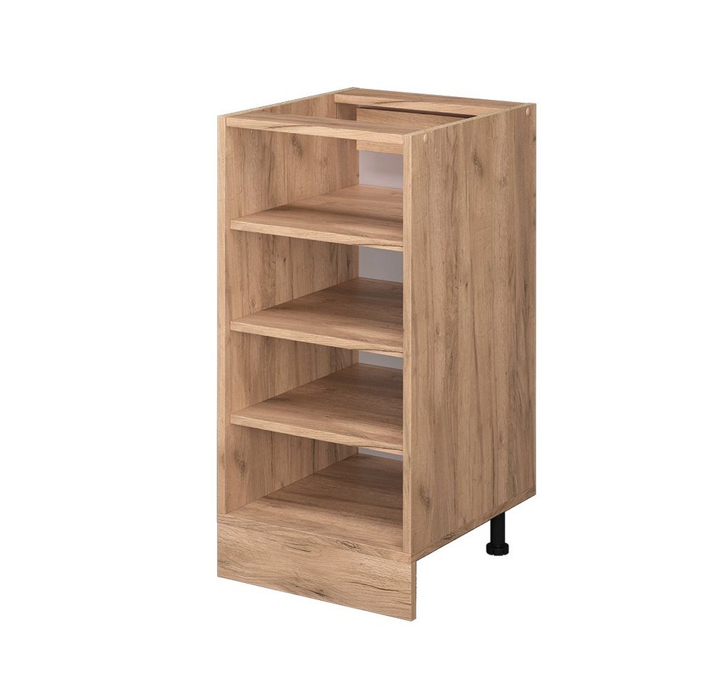 Vicco Unterschrank R-Line, Goldkraft Eiche/Goldkraft Eiche, 40 cm ohne Arbeitsplatte (1-St) – Bild 5 von 5