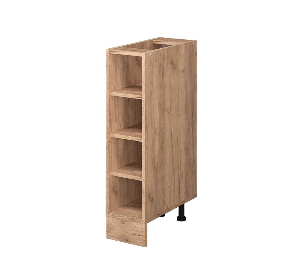 Vicco Unterschrank R-Line, Goldkraft Eiche, 20 cm ohne Arbeitsplatte (1-St) – Bild 5 von 5