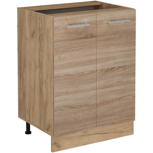 Vicco Unterschrank R-Line, Sonoma/Goldkraft Eiche, 60 cm ohne Arbeitsplatte (1-St)