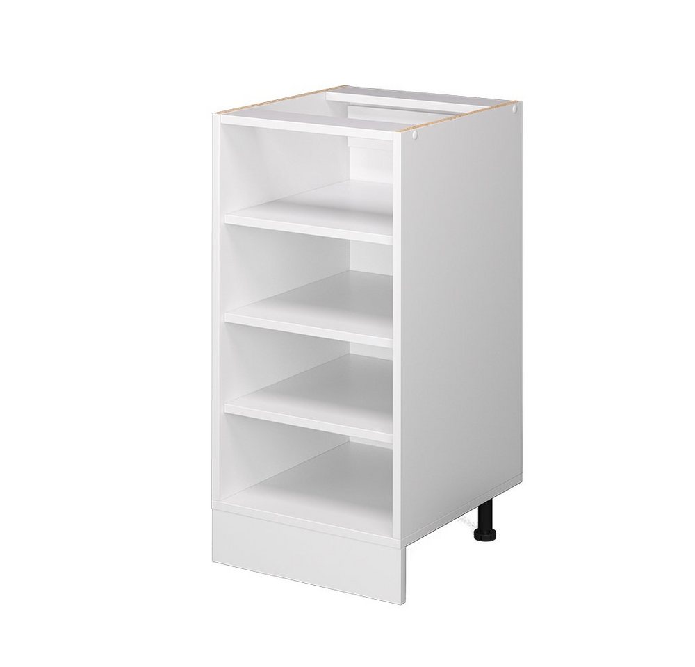 Vicco Unterschrank R-Line, Weiß/Weiß, 40 cm ohne Arbeitsplatte (1-St) – Bild 5 von 5
