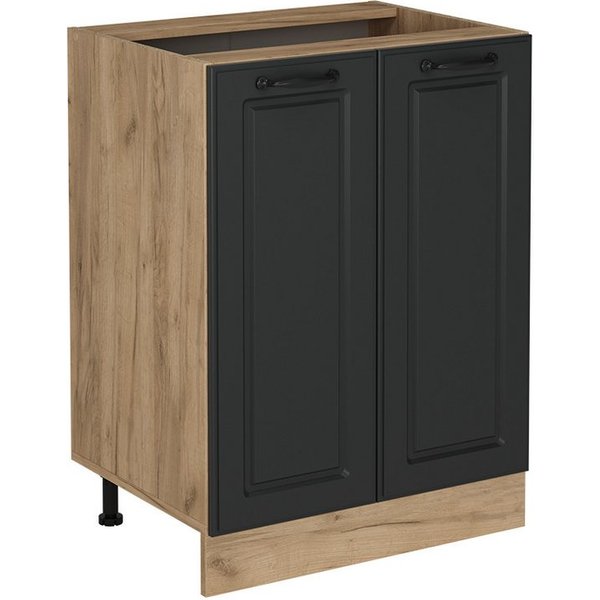 Vicco Unterschrank R-Line, Anthrazit Landhaus/Goldkraft Eiche, 60 cm ohne Arbeitsplatte (1-St)