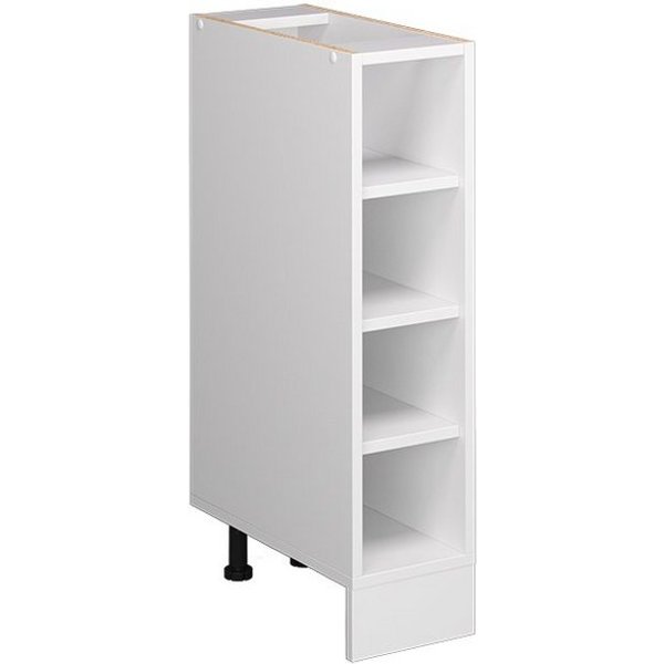 Vicco Unterschrank R-Line, Weiß/Weiß, 20 cm ohne Arbeitsplatte (1-St)
