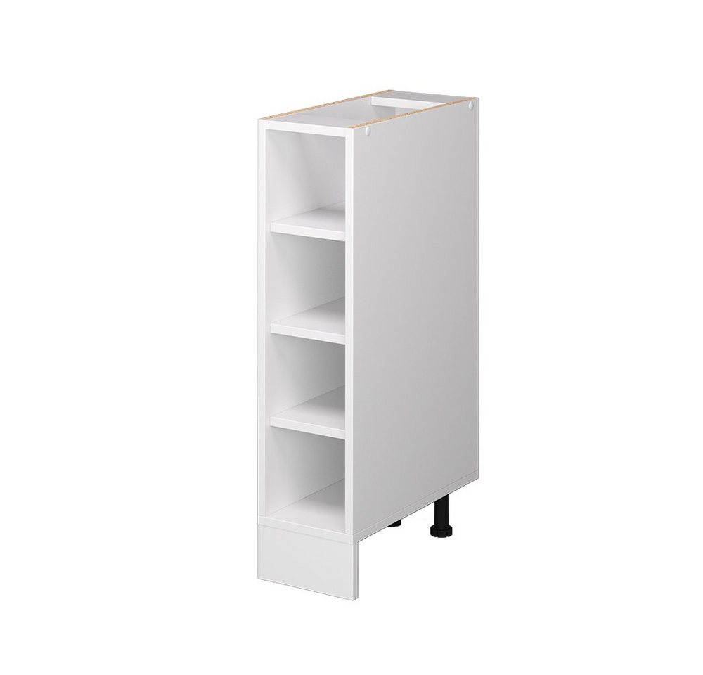 Vicco Unterschrank R-Line, Weiß/Weiß, 20 cm ohne Arbeitsplatte (1-St) – Bild 5 von 5