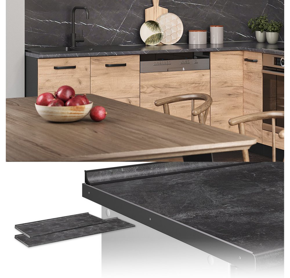 Vicco Unterschrank R-Line, Anthrazit, 160 cm (1-St) – Bild 2 von 4