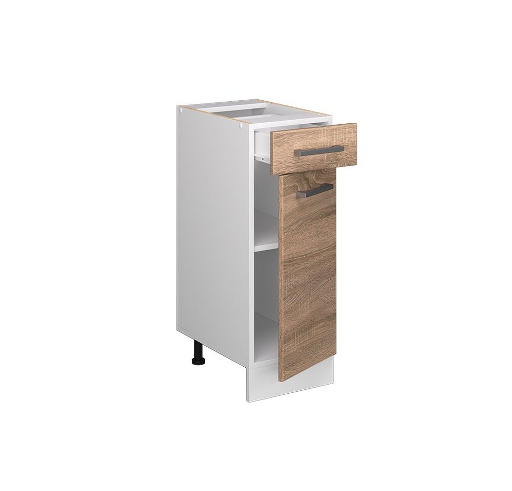 Vicco Unterschrank R-Line, Sonoma/Weiß, 30 cm ohne Arbeitsplatte (1-St) – Bild 4 von 5