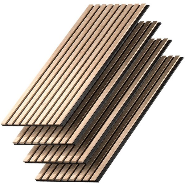 Vicco Wandpaneel Sonoa, Eiche, 4 Stück, (4-tlg)
