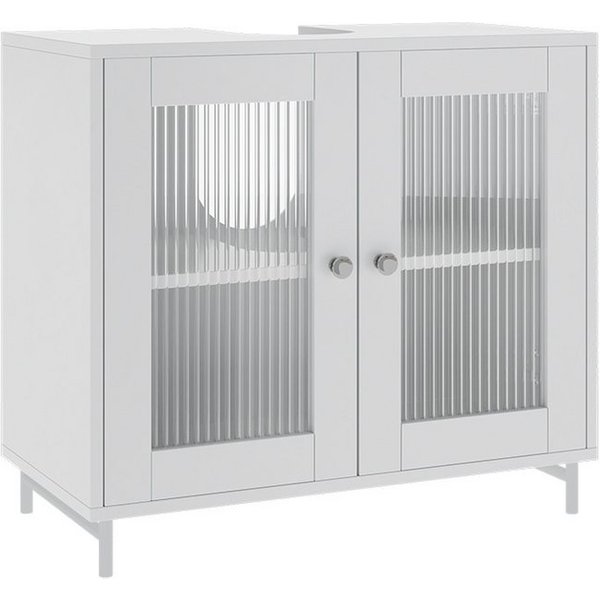 Vicco Waschbeckenunterschrank Malte, Weiß, 60 x 58 cm (1-St)