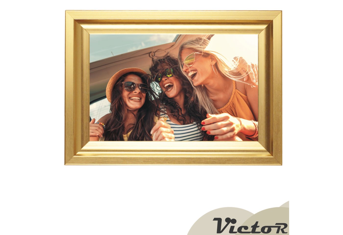 Victor (Zenith) Bilderrahmen Renoir, Bilderrahmen Gold 10x15 cm, Bilderrahmen A6 Modern – Bild 4 von 5