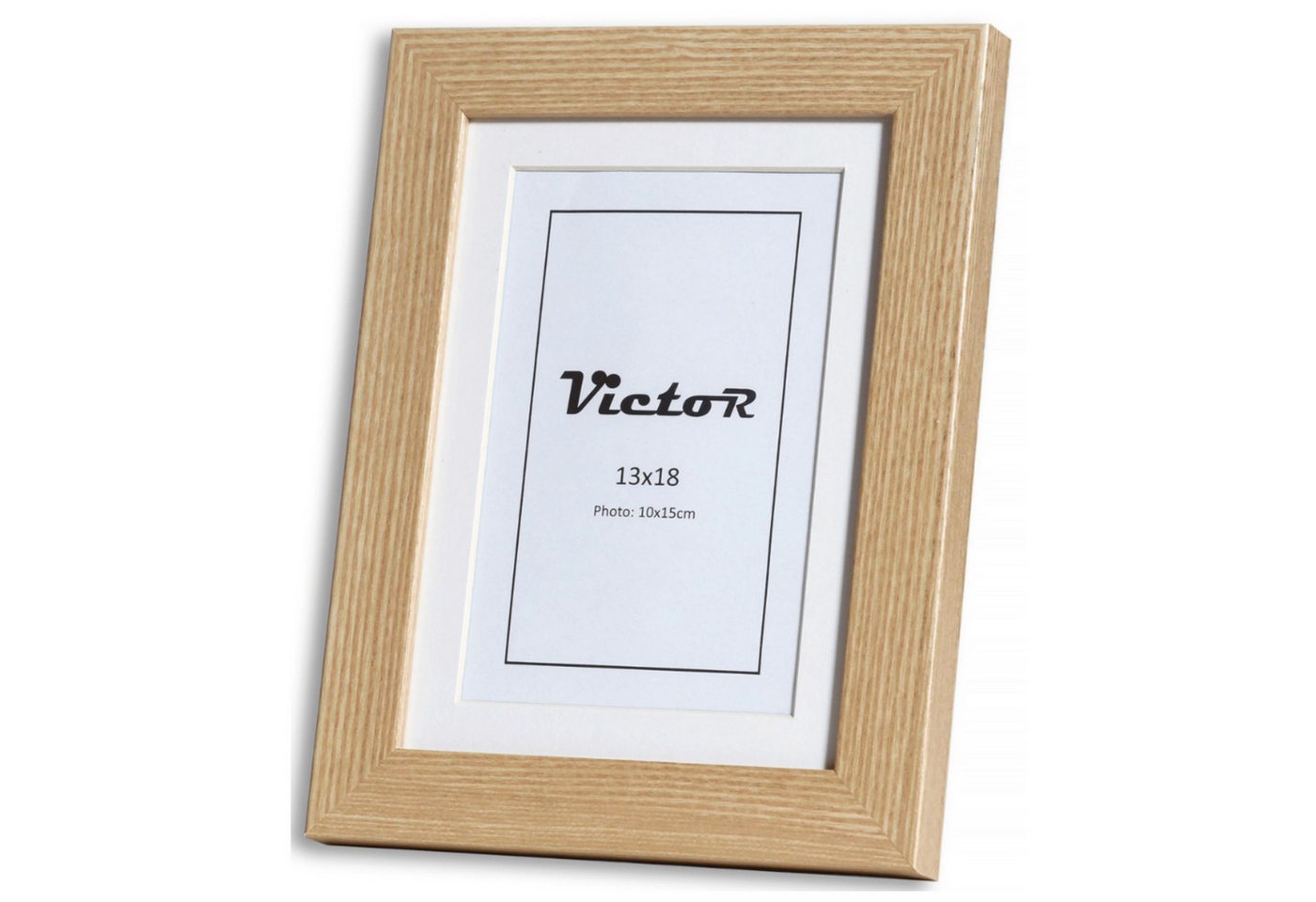 Victor (Zenith) Bilderrahmen Richter, Bilderrahmen Beige 13x18 cm mit 10x15 cm Passepartout, Holz – Bild 3 von 5