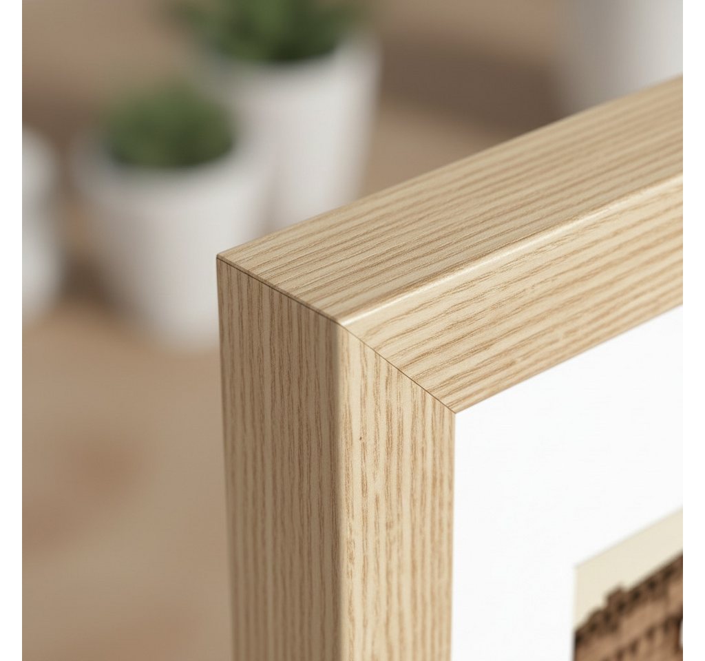 Victor (Zenith) Bilderrahmen Richter, Bilderrahmen Beige 13x18 cm mit 10x15 cm Passepartout, Holz – Bild 5 von 5