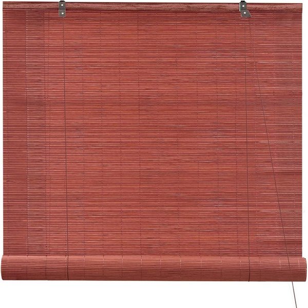 Rollo Bambusrollo, 40 x 130 cm, kirsche, Victoria M., verdunkelnd, ohne Bohren, freihängend, verschraubt, ohne Bohren, zum Schrauben