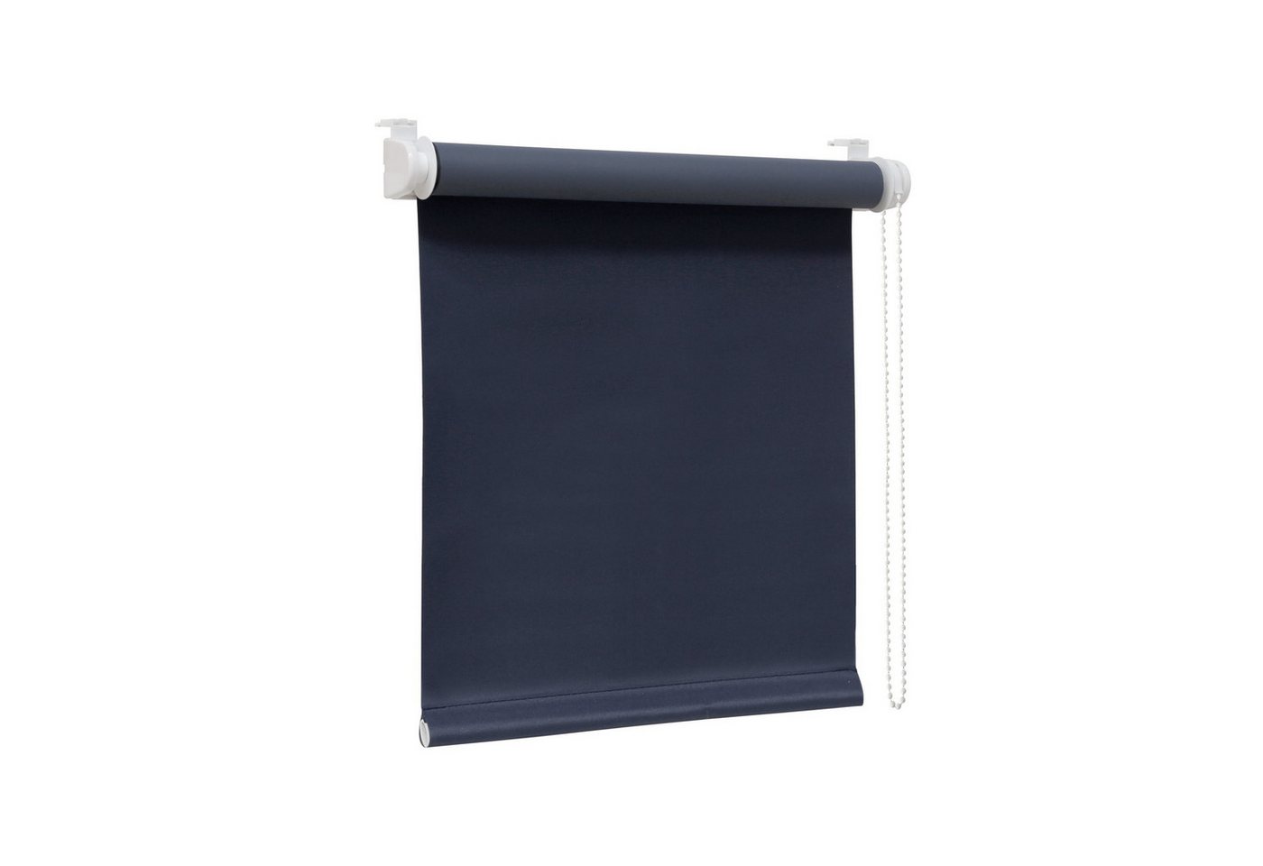 Verdunklungsrollo Klemmfix Tenebra Verdunkelungsrollo, 40 x 160 cm, dunkelblau, Victoria M., blickdicht, ohne Bohren, in Führungsschienen, Klemmfix, Verdunkelun – Bild 2 von 5