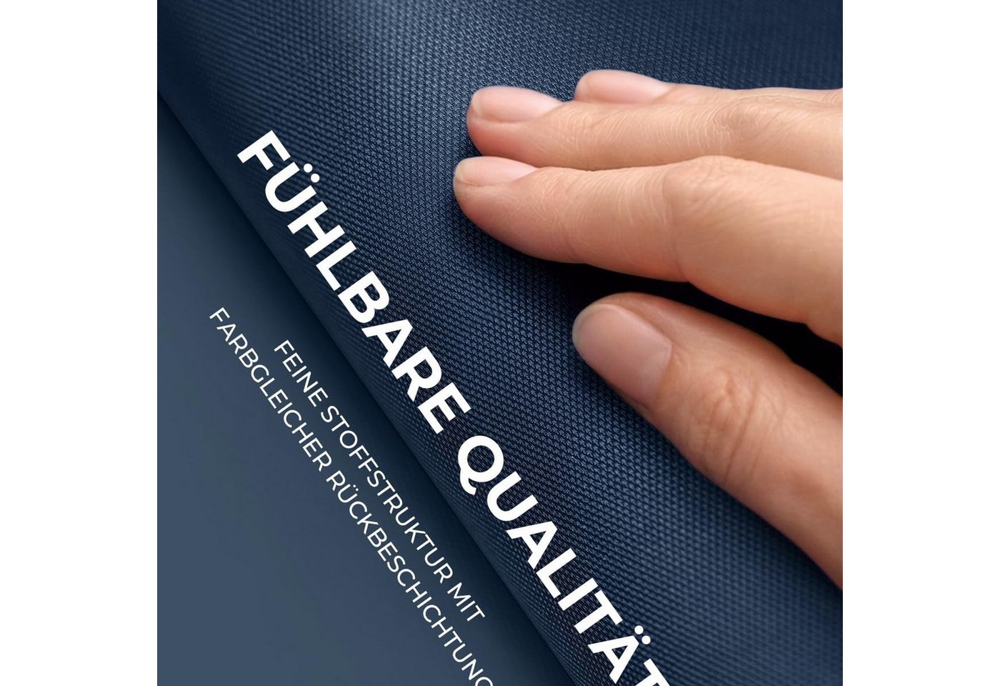 Verdunklungsrollo Klemmfix Tenebra Verdunkelungsrollo, 40 x 160 cm, dunkelblau, Victoria M., blickdicht, ohne Bohren, in Führungsschienen, Klemmfix, Verdunkelun – Bild 5 von 5
