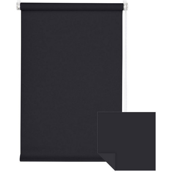 Verdunklungsrollo Klemmfix Tenebra Verdunkelungsrollo, 45 x 160 cm, schwarz, Victoria M., blickdicht, ohne Bohren, in Führungsschienen, Klemmfix, Verdunkelung, 