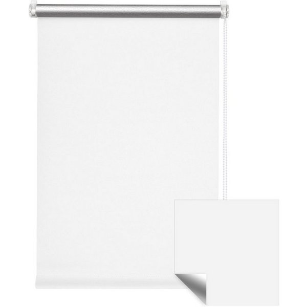 Verdunklungsrollo Klemmfix Tenebra Verdunkelungsrollo-Thermorollo, 35x120cm weiß, Victoria M., blickdicht, ohne Bohren, in Führungsschienen, Klemmfix, Thermo – 