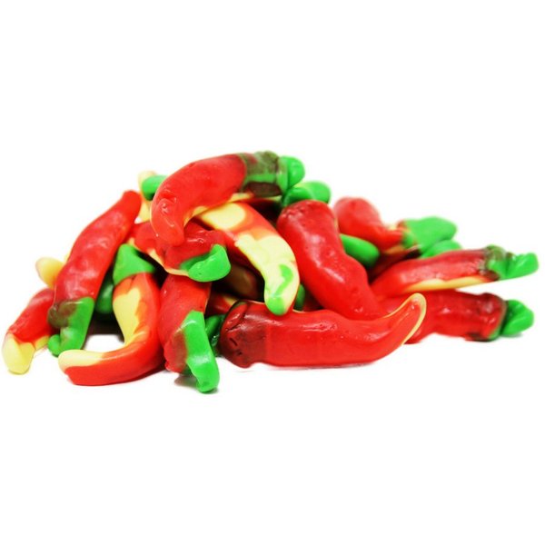 VIDAL Süßigkeit, Red Hot Chili Peppers Schoten extra scharfes Fruchtgummi 1000g