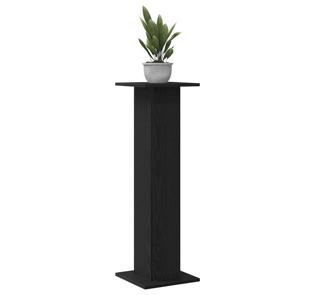 vidaXL Blumenständer Pflanzenständer 2 stk. Schwarz Eichen-Optik 30 x 30 x 95 cm (2 St) – Bild 3 von 5