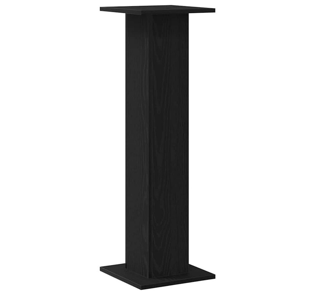 vidaXL Blumenständer Pflanzenständer 2 stk. Schwarz Eichen-Optik 30 x 30 x 95 cm (2 St) – Bild 5 von 5
