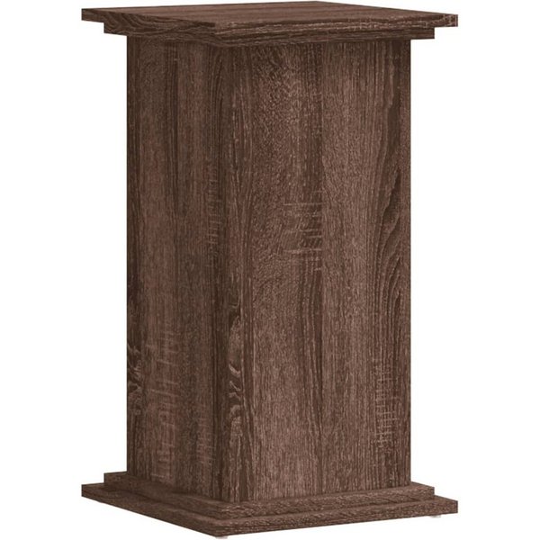 vidaXL Blumenständer Pflanzenständer Braun Eichen-Optik 33 x 33 x 60 cm (1 St)
