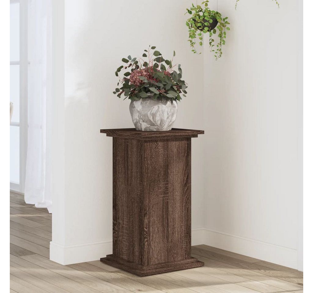 vidaXL Blumenständer Pflanzenständer Braun Eichen-Optik 33 x 33 x 60 cm (1 St) – Bild 2 von 5