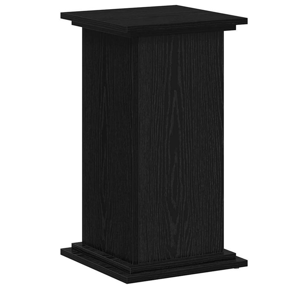 vidaXL Blumenständer Pflanzenständer Schwarz Eichen-Optik 33 x 33 x 60 cm (1 St) – Bild 5 von 5