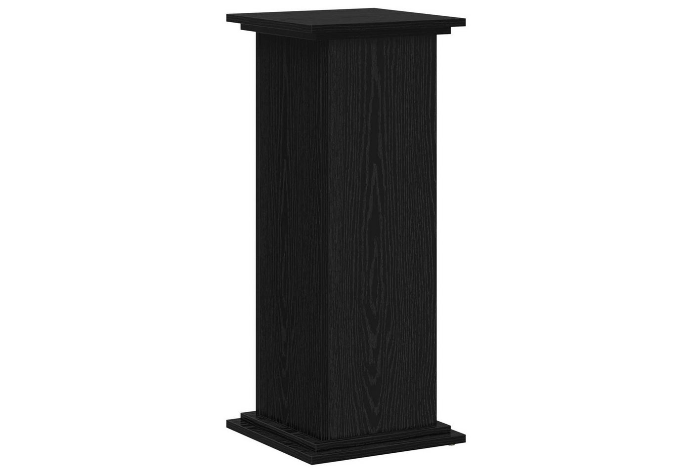 vidaXL Blumenständer Pflanzenständer Schwarz Eichen-Optik 33 x 33 x 80 cm (1 St) – Bild 5 von 5