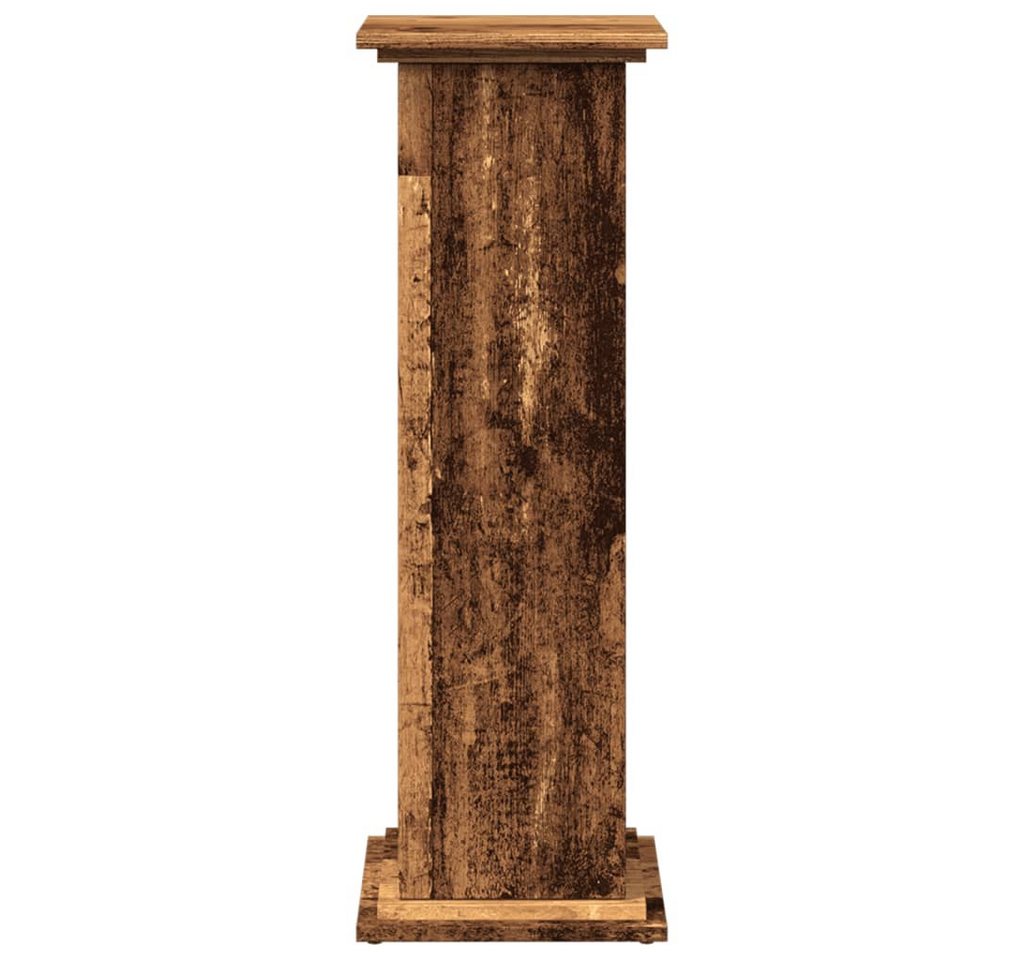 vidaXL Blumenständer Postament mit Stauraum Altholz-Optik 31x30x90 cm Holzwerkstoff (1 St) – Bild 3 von 5
