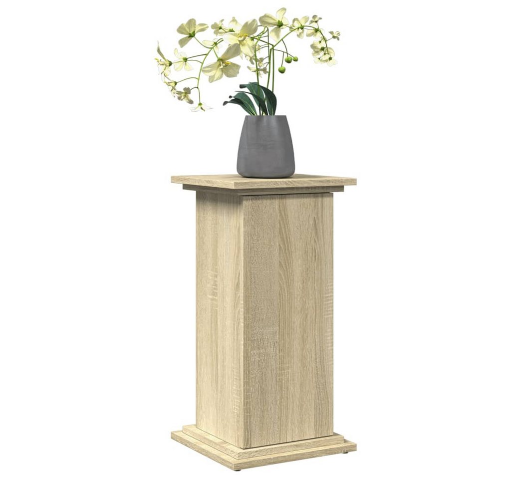vidaXL Blumenständer Postament mit Stauraum Sonoma-Eiche 31x30x60 cm Holzwerkstoff (1 St) – Bild 3 von 5