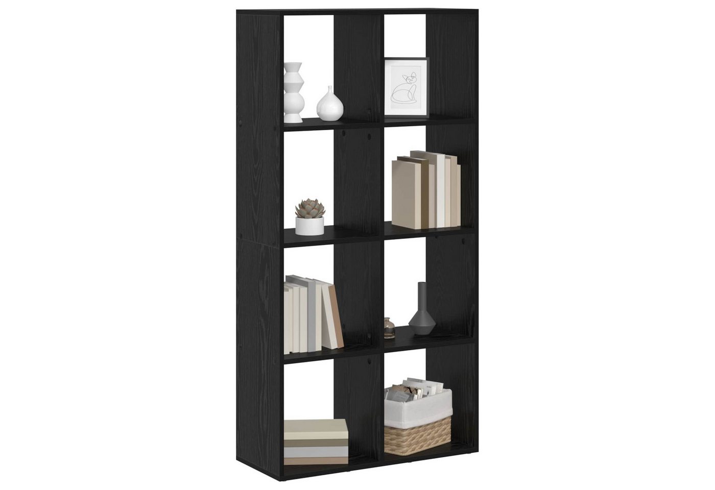 vidaXL Bücherregal Bücherregal 8 Ebenen 69,5 x 29 x 137,5 cm Holzwerkstoff, 1-tlg. – Bild 3 von 5