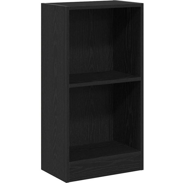 vidaXL Bücherregal Bücherregal Schwarz Eichen-Optik 40x24x76 cm Holzwerkstoff, 1-tlg., Bücherregal Schwarze Eiche 40x24x76 cm Holzwerkstoff, Bücherregal