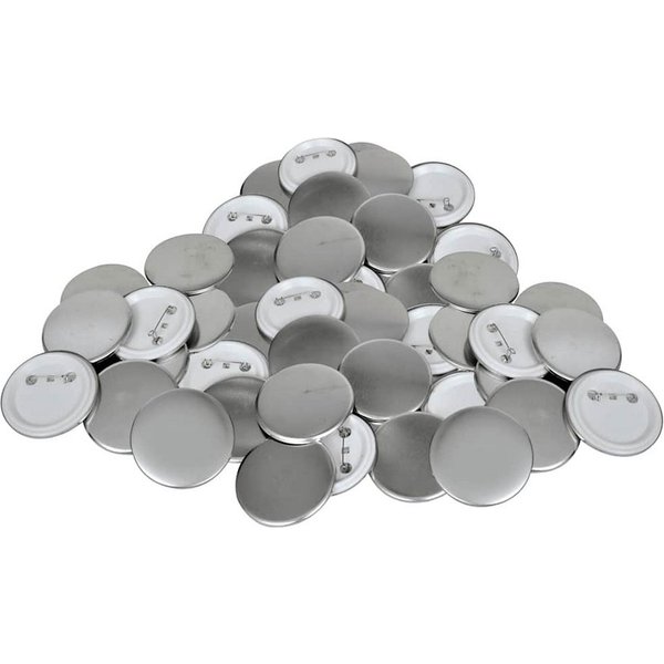 vidaXL Button Set 500 Stk. Button-Teile 58 mm, Buttonrohlinge Rohlinge für Buttonmaschine Buttonteile 58mm 500 Sets