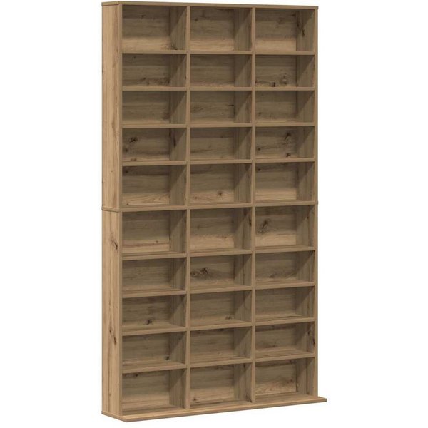 vidaXL CD-Regal CD Regal Artisan-Eiche 101 x 23 x 177,5 cm Holzwerkstoff, 1-tlg.