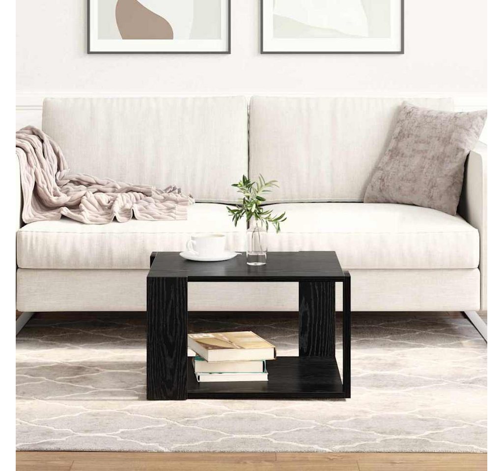 vidaXL Couchtisch Couchtisch Schwarz Eichen-Optik 51,5 x 51,5 x 30 cm (1-St) – Bild 2 von 5