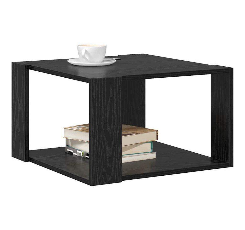 vidaXL Couchtisch Couchtisch Schwarz Eichen-Optik 51,5 x 51,5 x 30 cm (1-St) – Bild 3 von 5