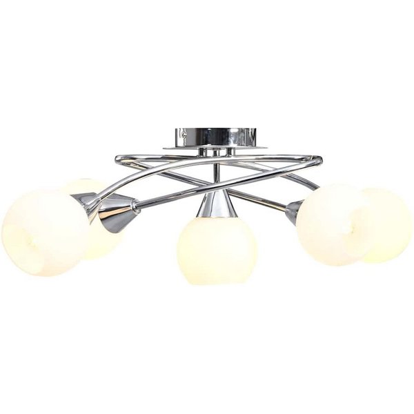 vidaXL Deckenleuchten Deckenleuchte mit Keramik-Lampenschirmen für 5 E14 Glühlampen