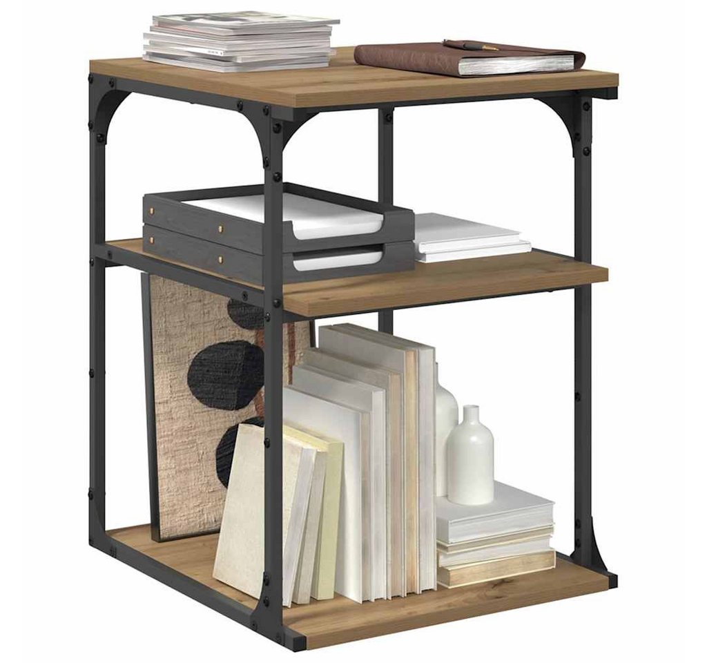 vidaXL Druckertisch Druckerständer Artisan-Eiche 43 x 48 x 64 cm Holzwerkstoff (1-St) – Bild 4 von 5
