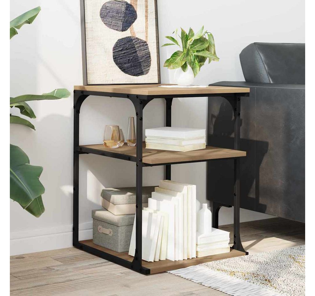 vidaXL Druckertisch Druckerständer Artisan-Eiche 43 x 48 x 64 cm Holzwerkstoff (1-St) – Bild 5 von 5