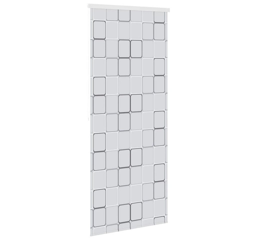 vidaXL Duschvorhang Duschrollo 80x240 cm Quadratmuster Breite 80 cm – Bild 4 von 5