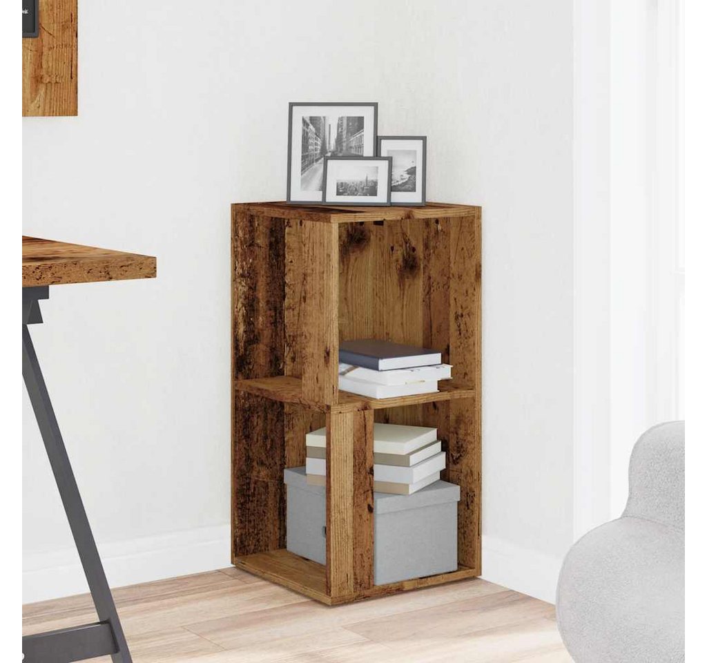 vidaXL Eckregal Eckregale 33 x 33 x 67 cm Engineered wood Altholz, 1-tlg. – Bild 3 von 5