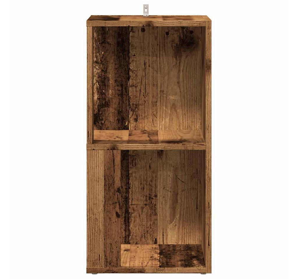 vidaXL Eckregal Eckregale 33 x 33 x 67 cm Engineered wood Altholz, 1-tlg. – Bild 4 von 5